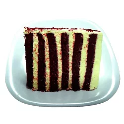 Bakery Red Velvet Colossal Cake Slice - Each (1170 Cal.)