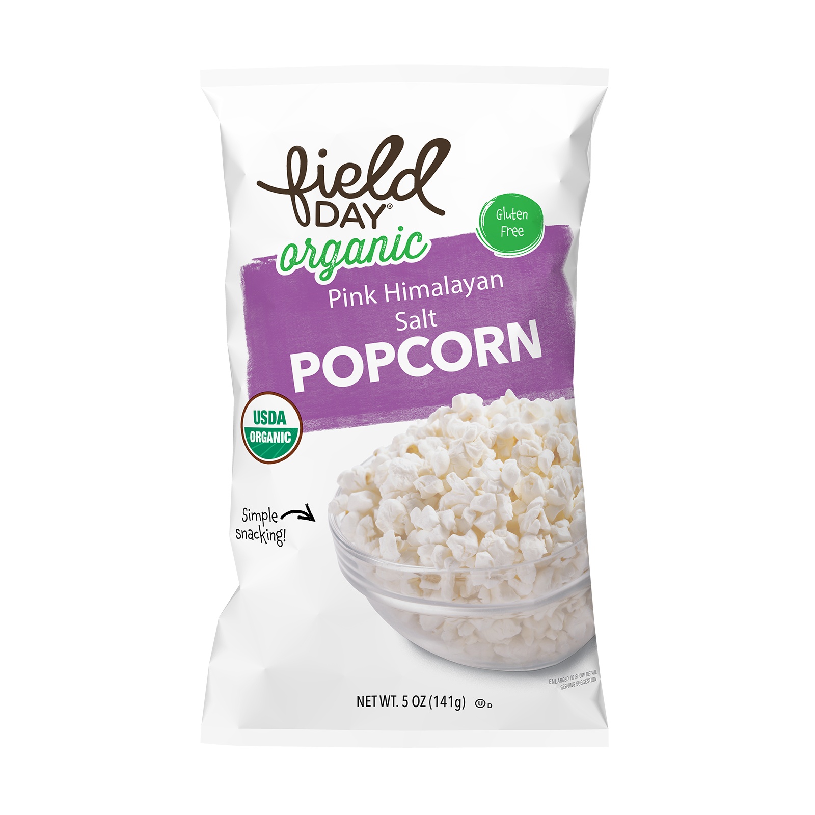 slide 1 of 1, Field Day Organic Pink Himilayan Salted Popcorn, 1 ct