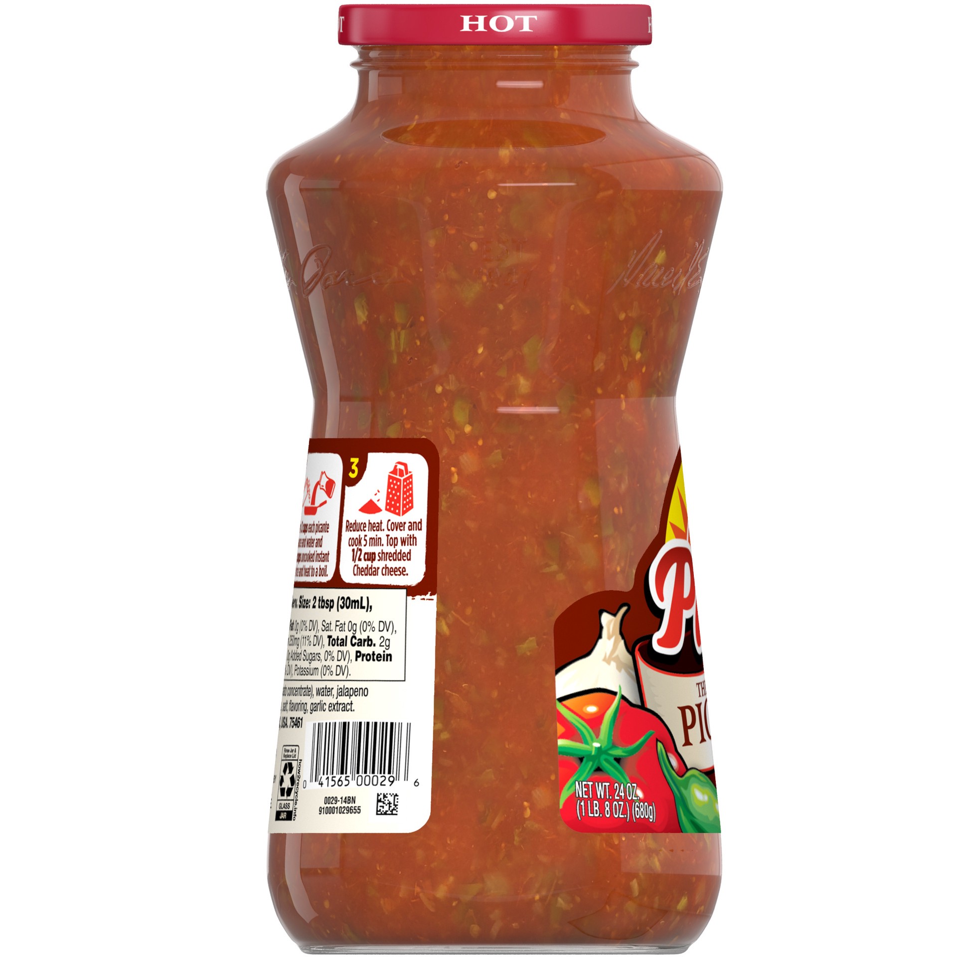 slide 4 of 5, Pace Picante Sauce, Hot, 24 oz
