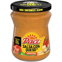 Pace Medium Salsa con Queso Dip