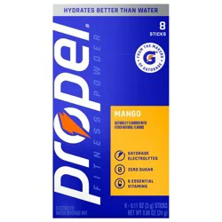 Propel Electrolytes Water Beverage Mix Mango 0.08 Oz X 8