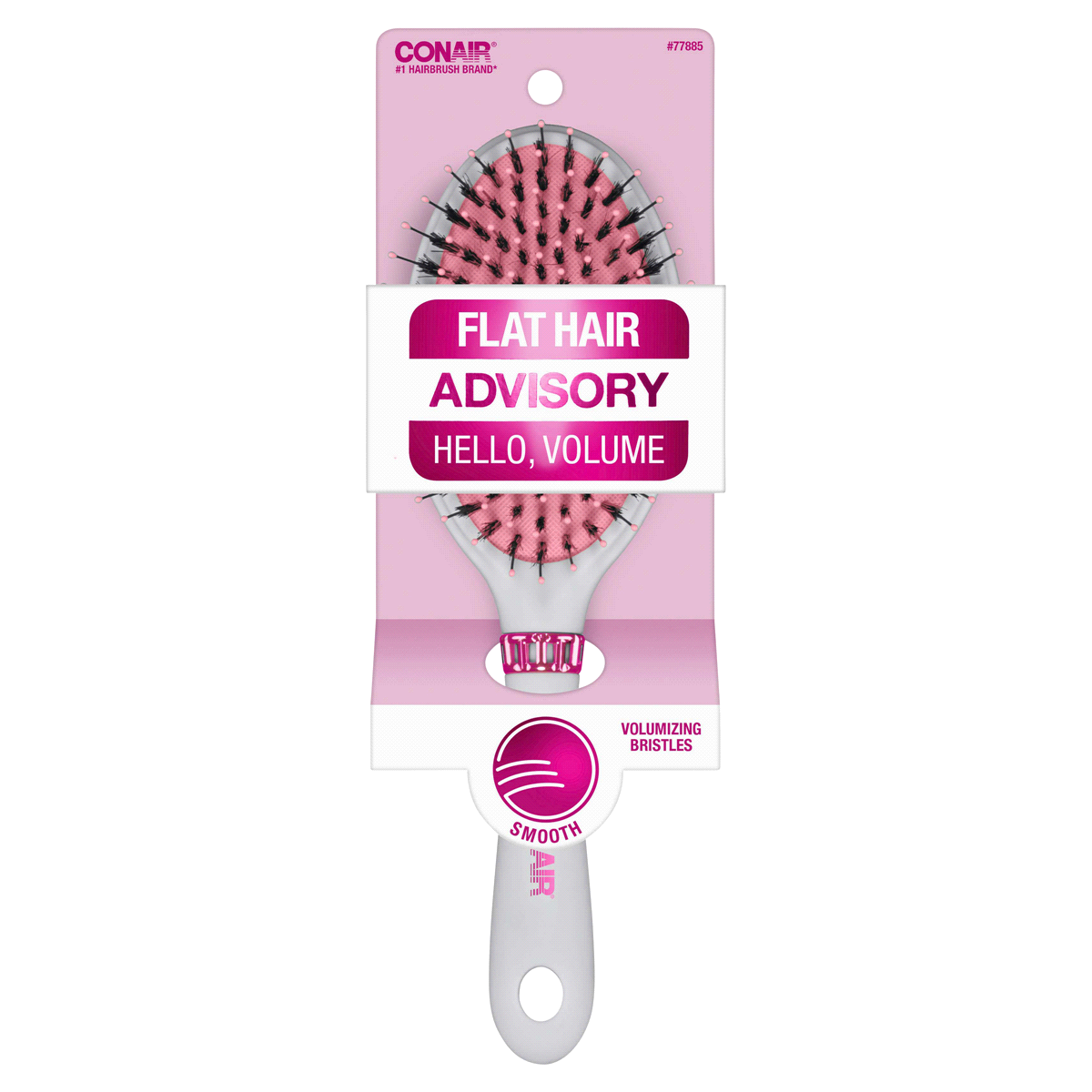 Conair The Hairbrush Advisory Flat Hair Smooth Cushion Hairbrush 1 ct