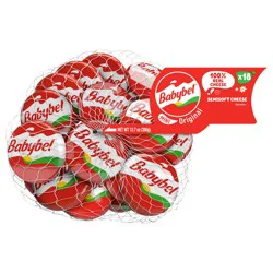 Mini Babybel Original Snack Cheese, 18 Pack (12.7 oz)