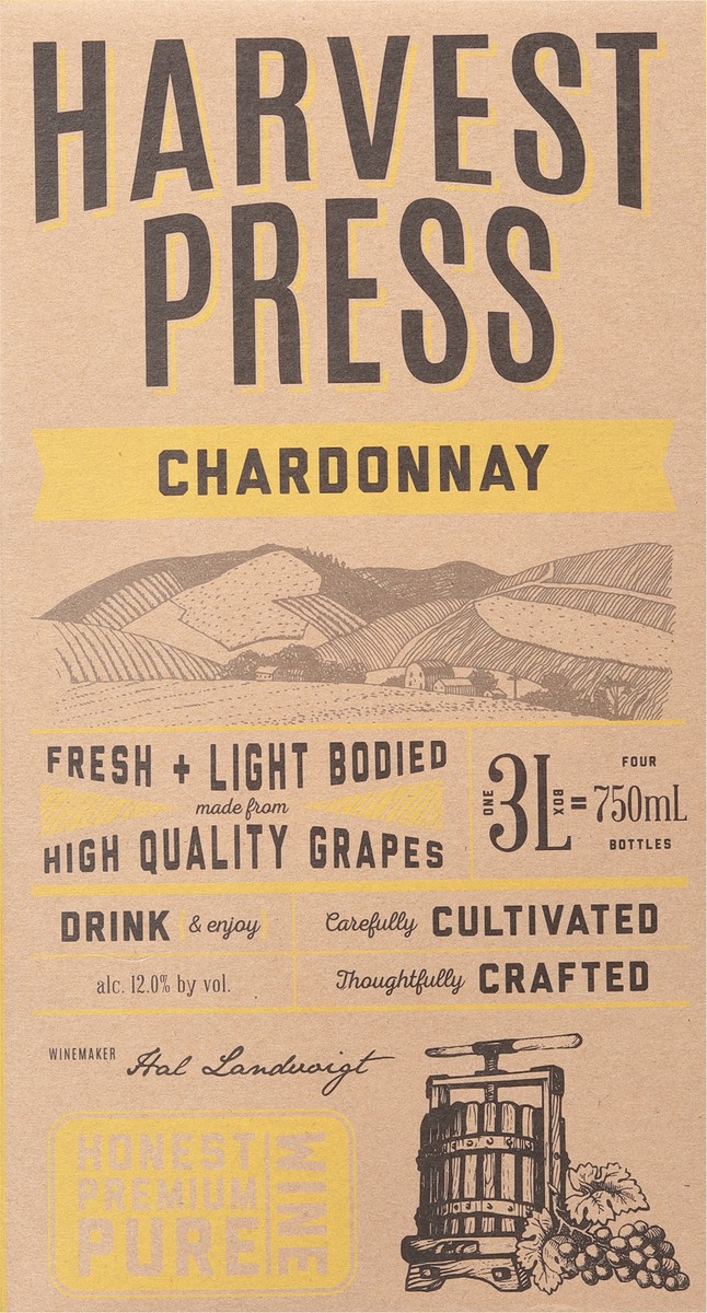 slide 11 of 11, Harvest Press Chardonnay 3 l, 3 liter