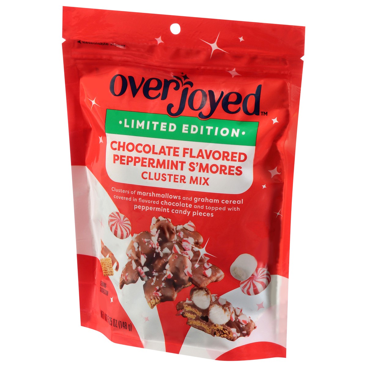 slide 3 of 4, Overjoyed Chocolate Peppermint Smores Clusters Mix 5.25 Oz - 5.25 OZ, 5.25 oz