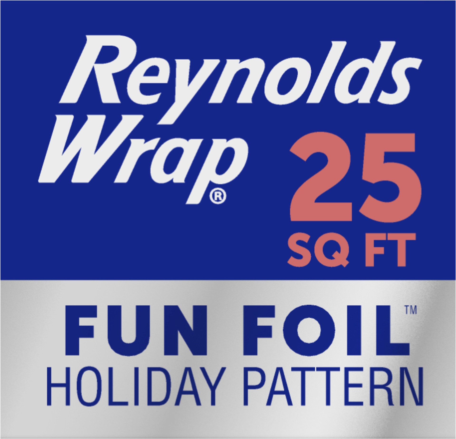 slide 8 of 10, Reynolds Wrap Fun Foil, Embossed Aluminum Foil Roll, Features a Limited-Edition Holiday Pattern for Wrapping Food Gifts and Covering Holiday Dishes, 8.33 Yards X 12 Inches, 25 Sq. Ft., 0.23 lbs