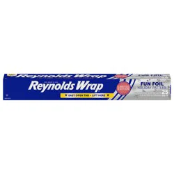 Reynolds Wrap 25 Sq Ft Holiday Pattern Fun Foil 1 Each