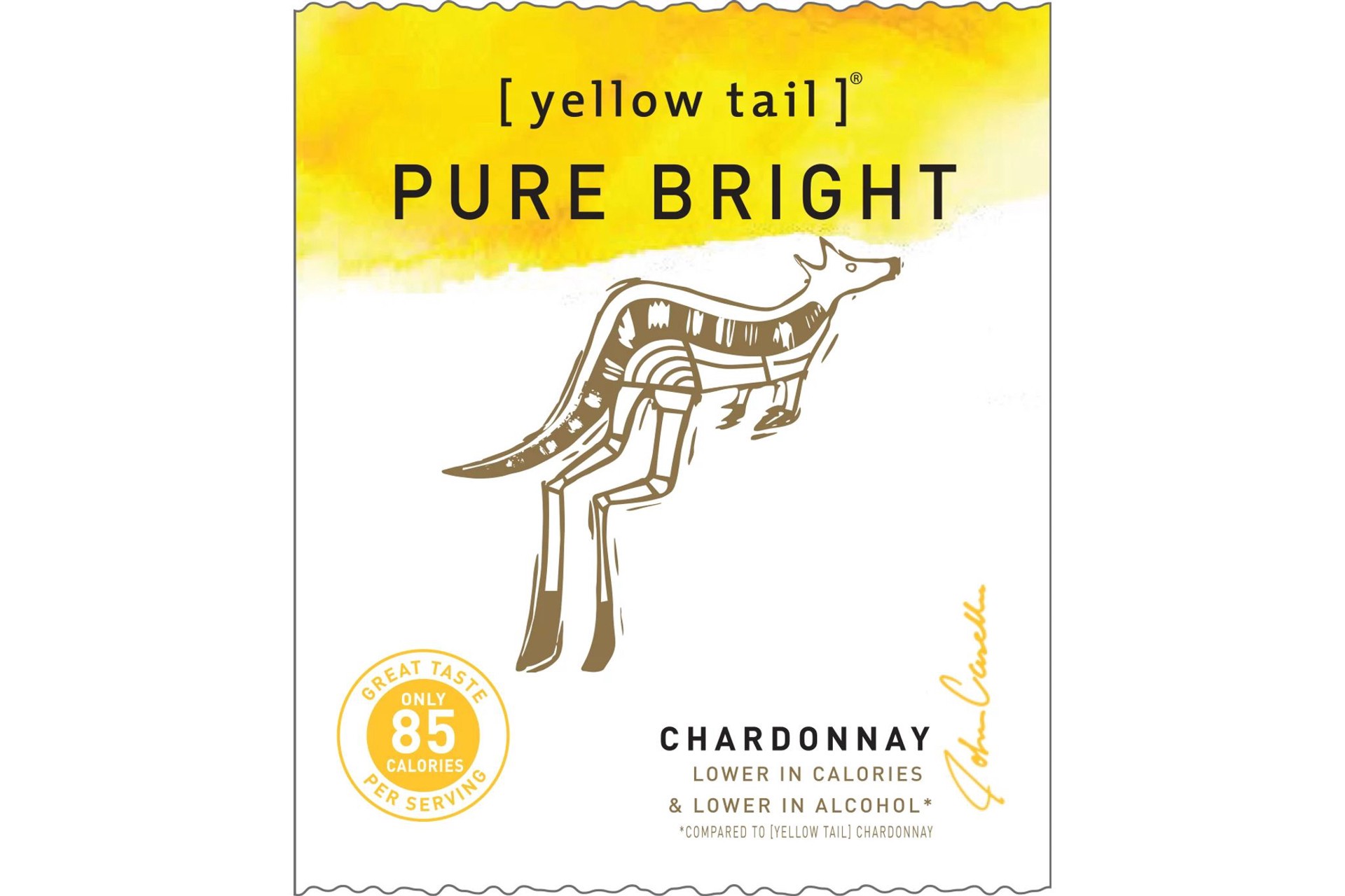 slide 2 of 4, [yellow tail] Pure Bright Chardonnay 750 ml, 750 ml