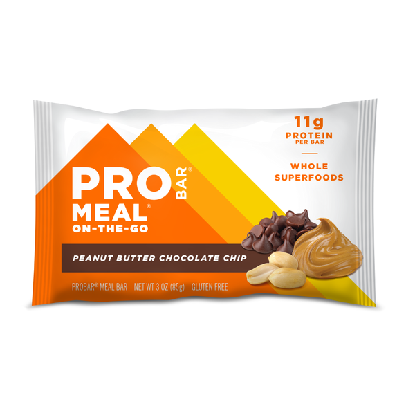 slide 1 of 1, PROBAR MEAL Replacement Bar, Peanut Butter Chocolate Chip, 3 oz