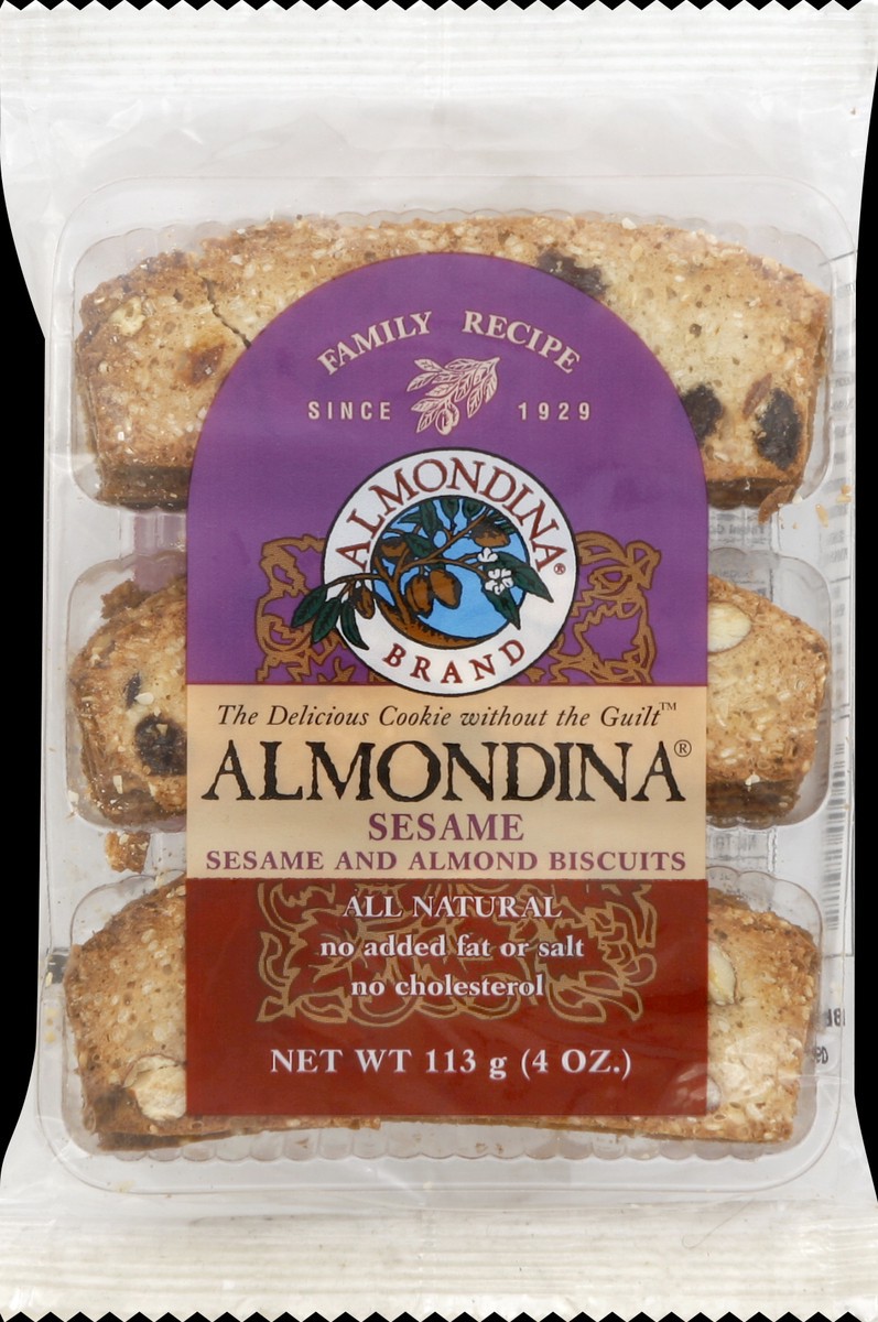 slide 1 of 5, Almondina Biscuits 4 oz, 4 oz