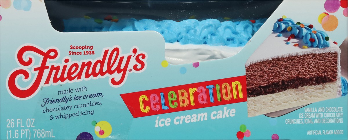 slide 11 of 13, Friendly's Celebration Ice Cream Cake 26 fl oz, 26 oz