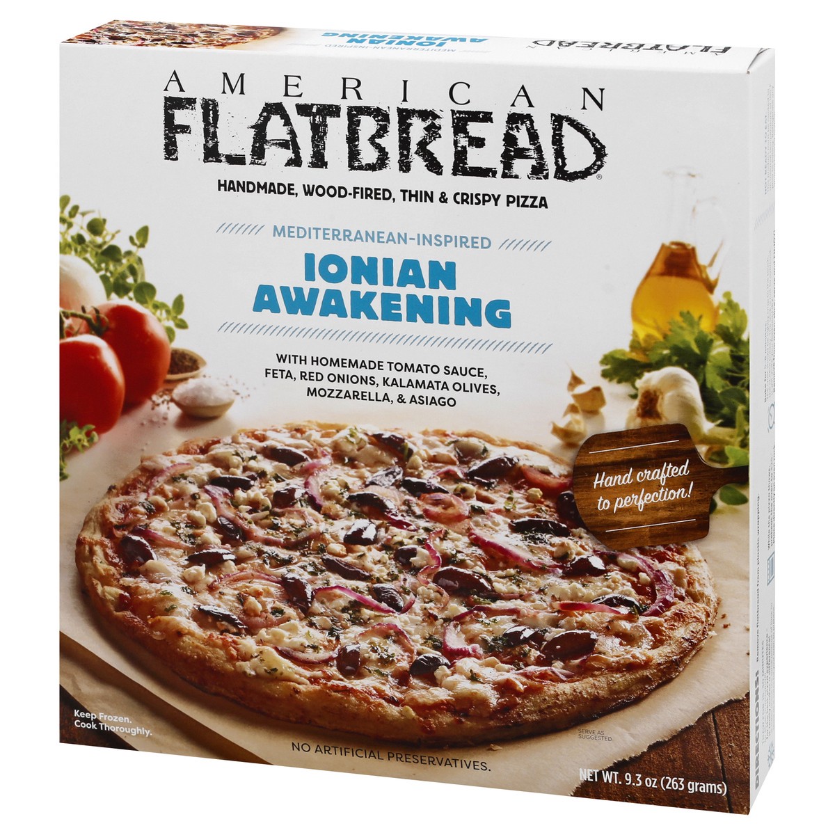 slide 6 of 10, American Flatbread Pizza, Ionian Awakening, 9.3 oz