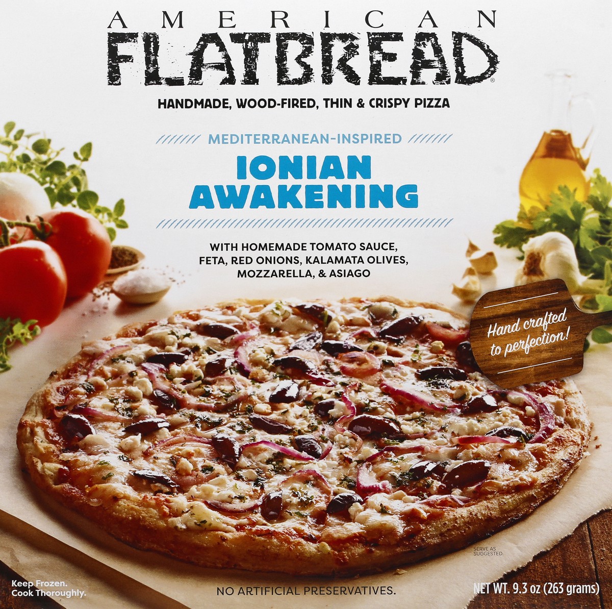 slide 5 of 10, American Flatbread Pizza, Ionian Awakening, 9.3 oz