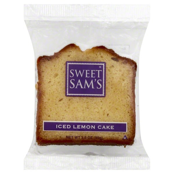 slide 1 of 1, Swt Sams Iced Lemon Cake, 5 oz
