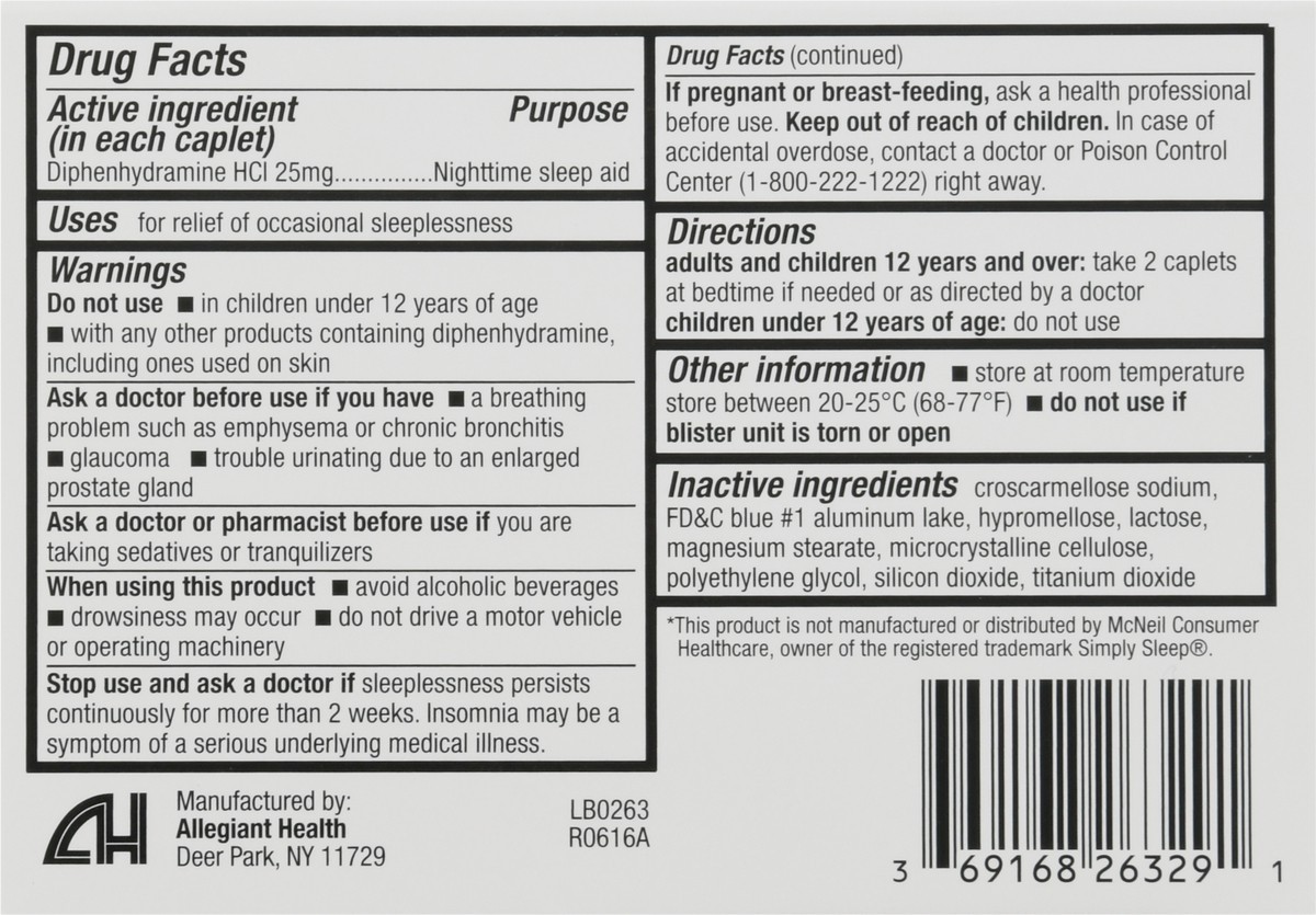 slide 5 of 13, HealthA2Z Sleep Aid Caplets 24 ea, 24 ct