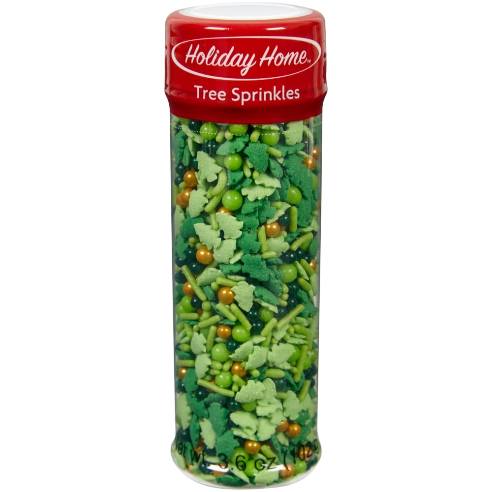 slide 1 of 1, Holiday Home Christmas Tree Sprinkles - Green, 1 ct