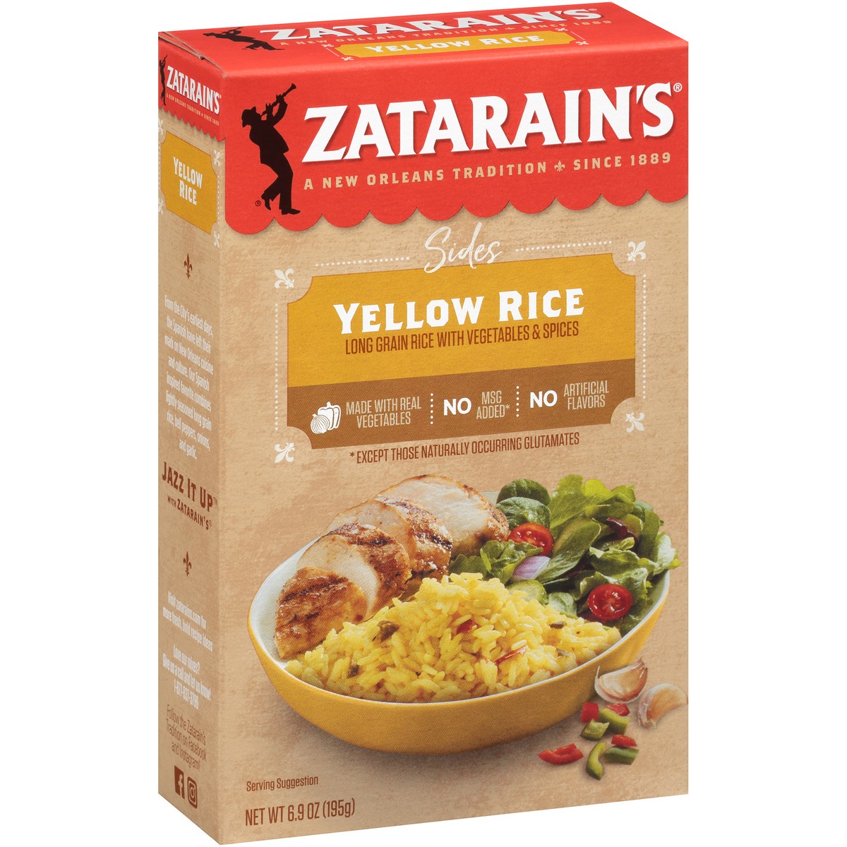 slide 2 of 9, Zatarain's New Orleans Style Yellow Rice Mix - 8oz, 8 oz