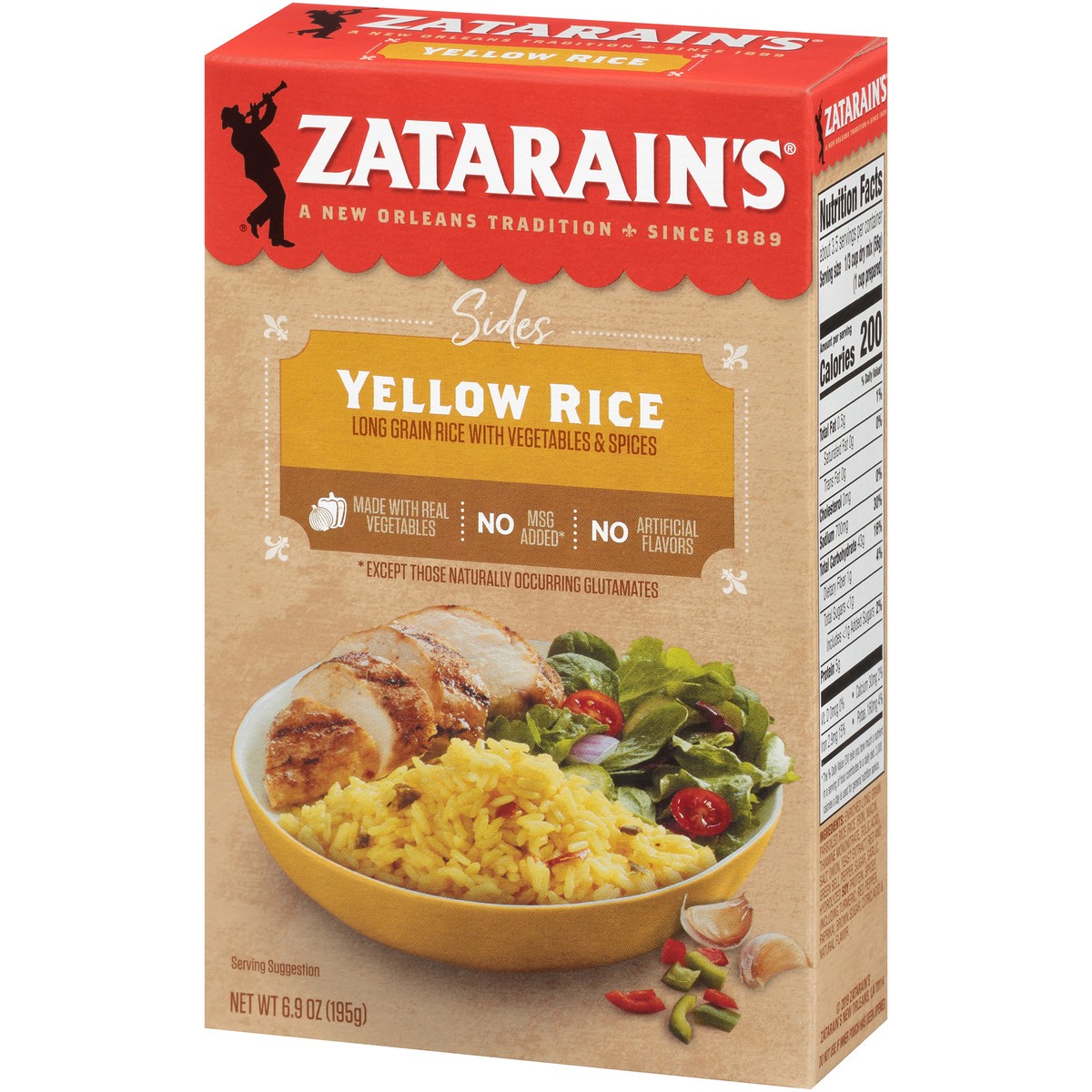 slide 3 of 9, Zatarain's New Orleans Style Yellow Rice Mix - 8oz, 8 oz