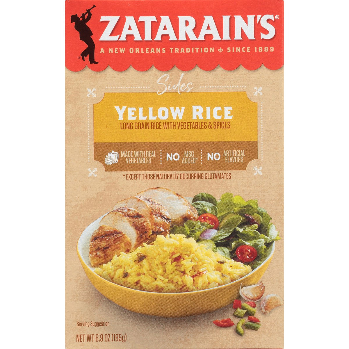 slide 6 of 9, Zatarain's New Orleans Style Yellow Rice Mix - 8oz, 8 oz