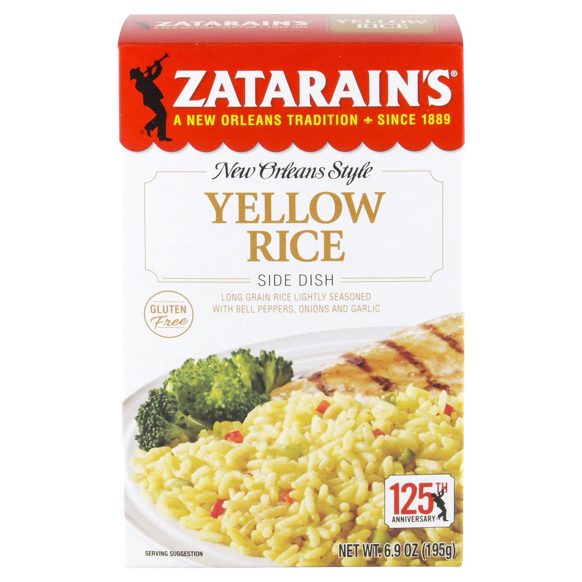 slide 1 of 9, Zatarain's Yellow Rice Mix, 6.9 oz