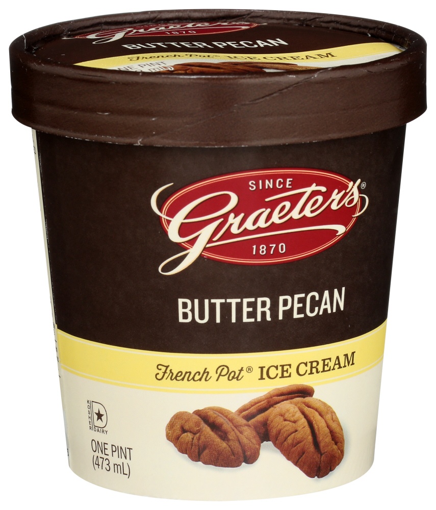 slide 1 of 3, Graeter's Ice Cream 1 pt, 1 pint