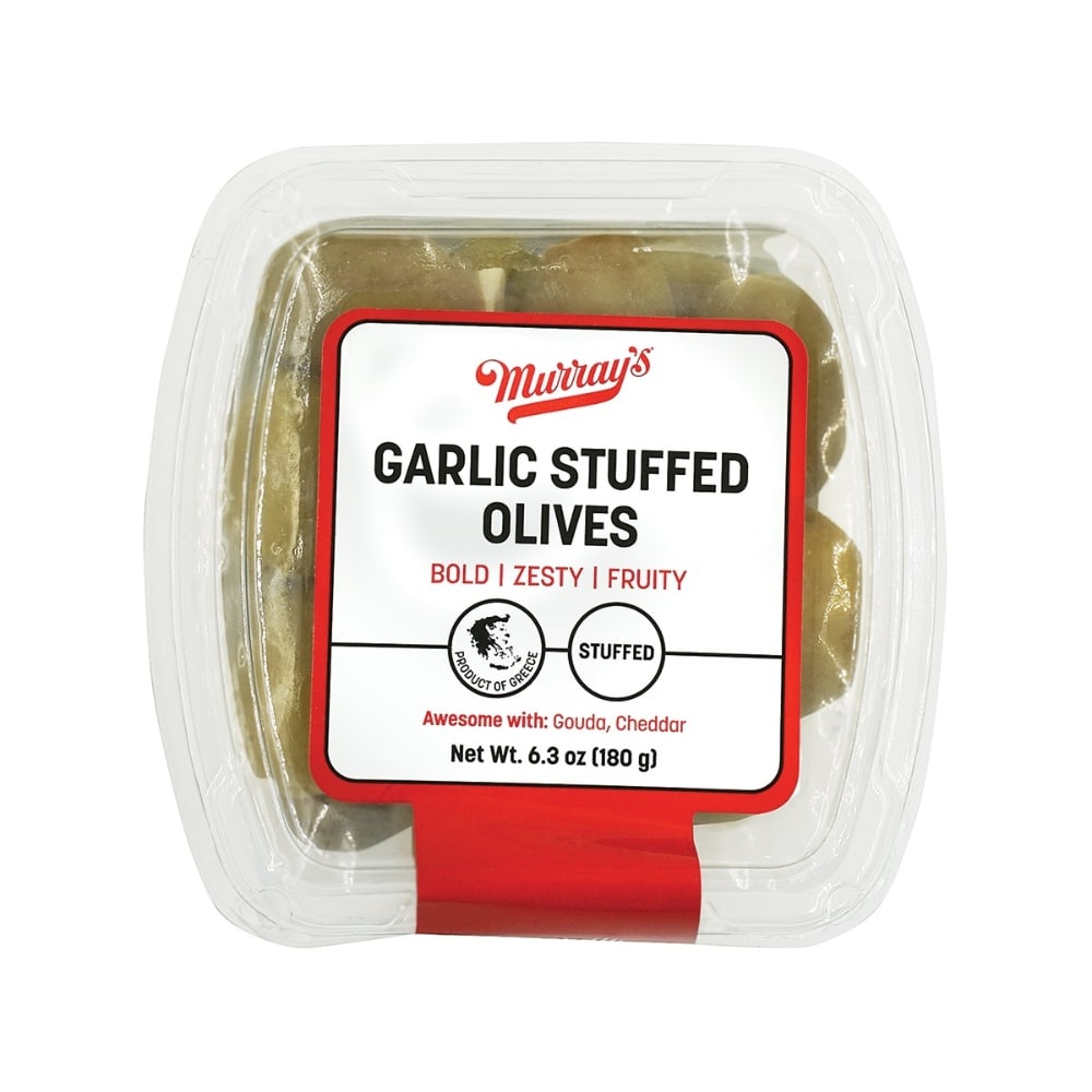 slide 1 of 1, Murray's Garlic Stuffed Olives, 6.3 oz