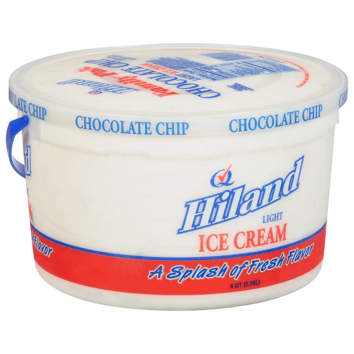 slide 9 of 9, Hiland Dairy Family Pack Light Chocolate Chip Ice Cream 4 qt, 4 qt