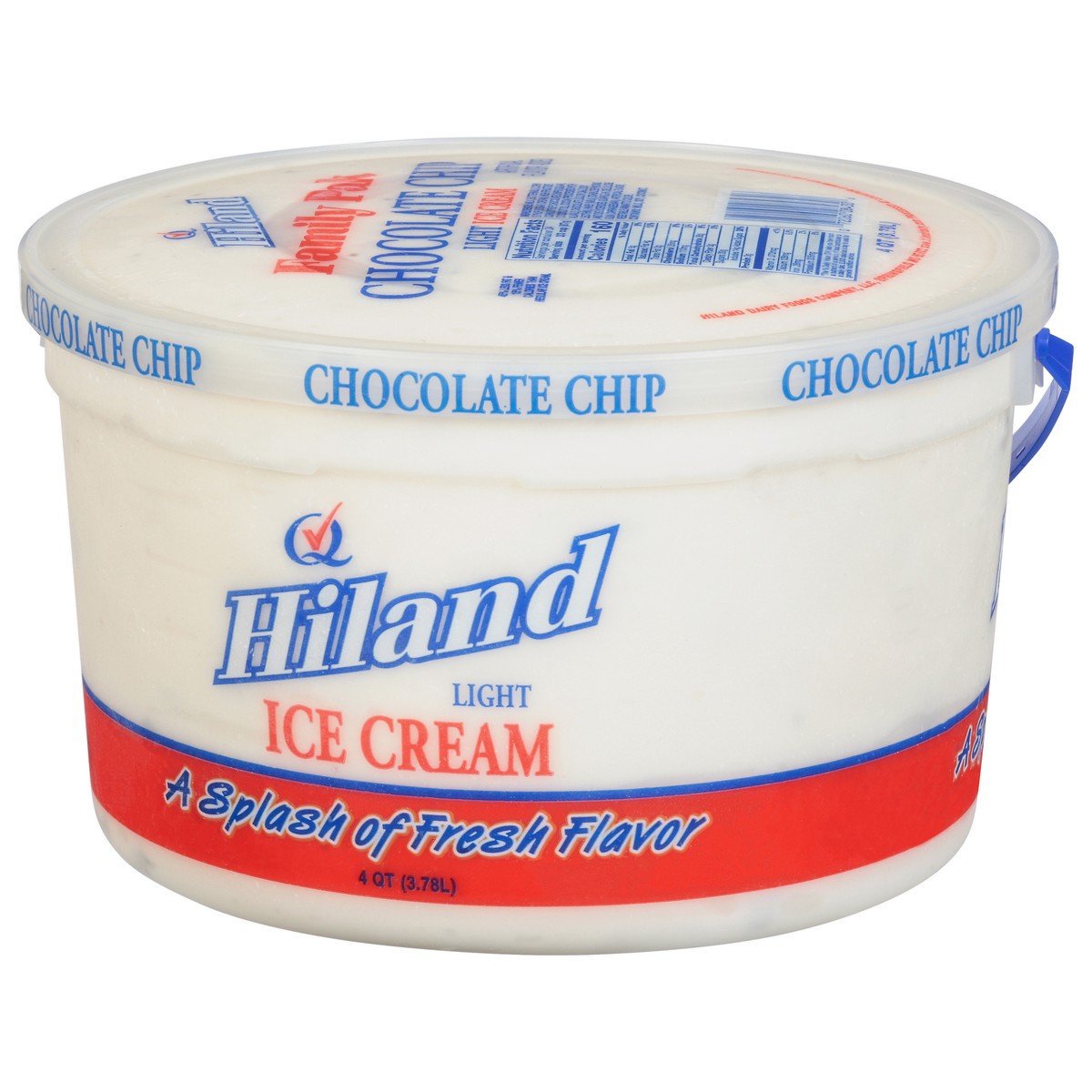 slide 6 of 9, Hiland Dairy Family Pack Light Chocolate Chip Ice Cream 4 qt, 4 qt