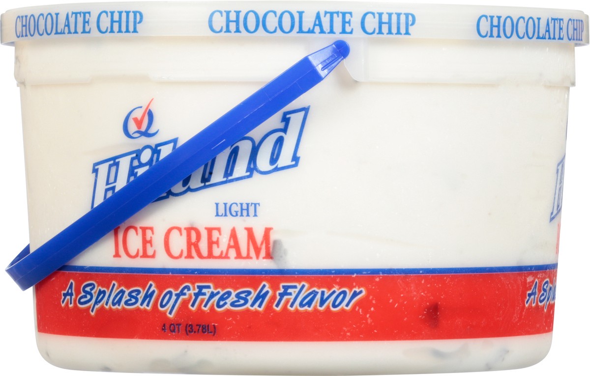 slide 2 of 9, Hiland Dairy Family Pack Light Chocolate Chip Ice Cream 4 qt, 4 qt