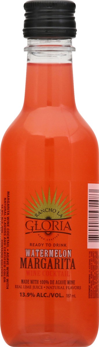 slide 5 of 11, Rancho La Gloria Watermelon Margarita 187 ml, 187 ml