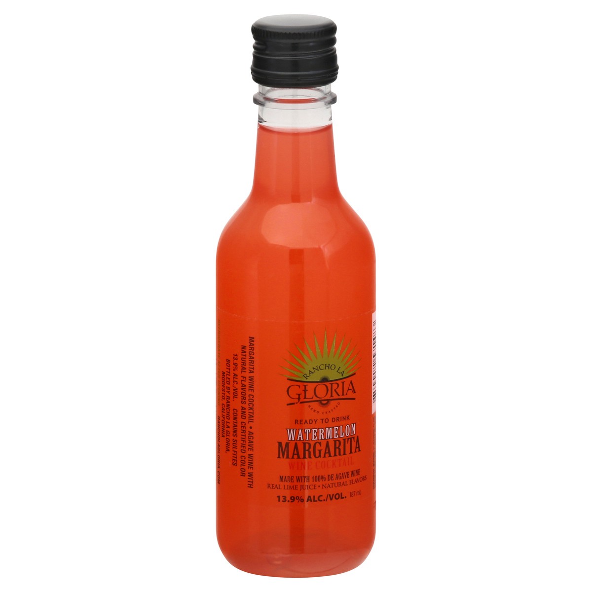 slide 6 of 11, Rancho La Gloria Watermelon Margarita 187 ml, 187 ml