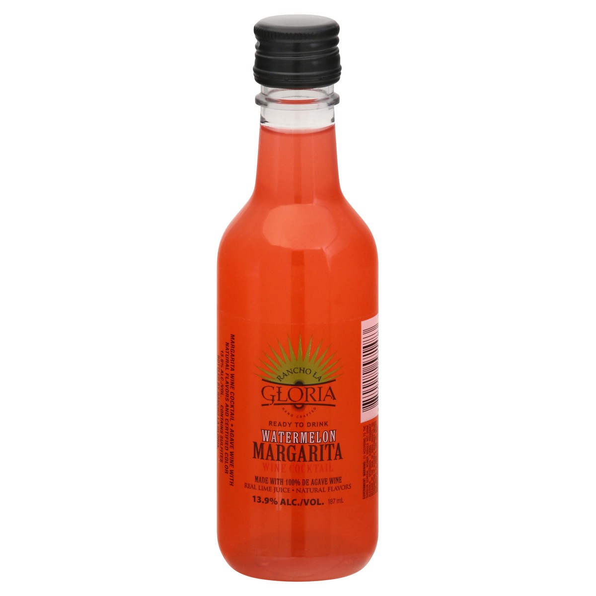slide 4 of 11, Rancho La Gloria Watermelon Margarita 187 ml, 187 ml