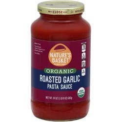 Nature's Basket Roasted Garlic Pasta Sauce, Organic