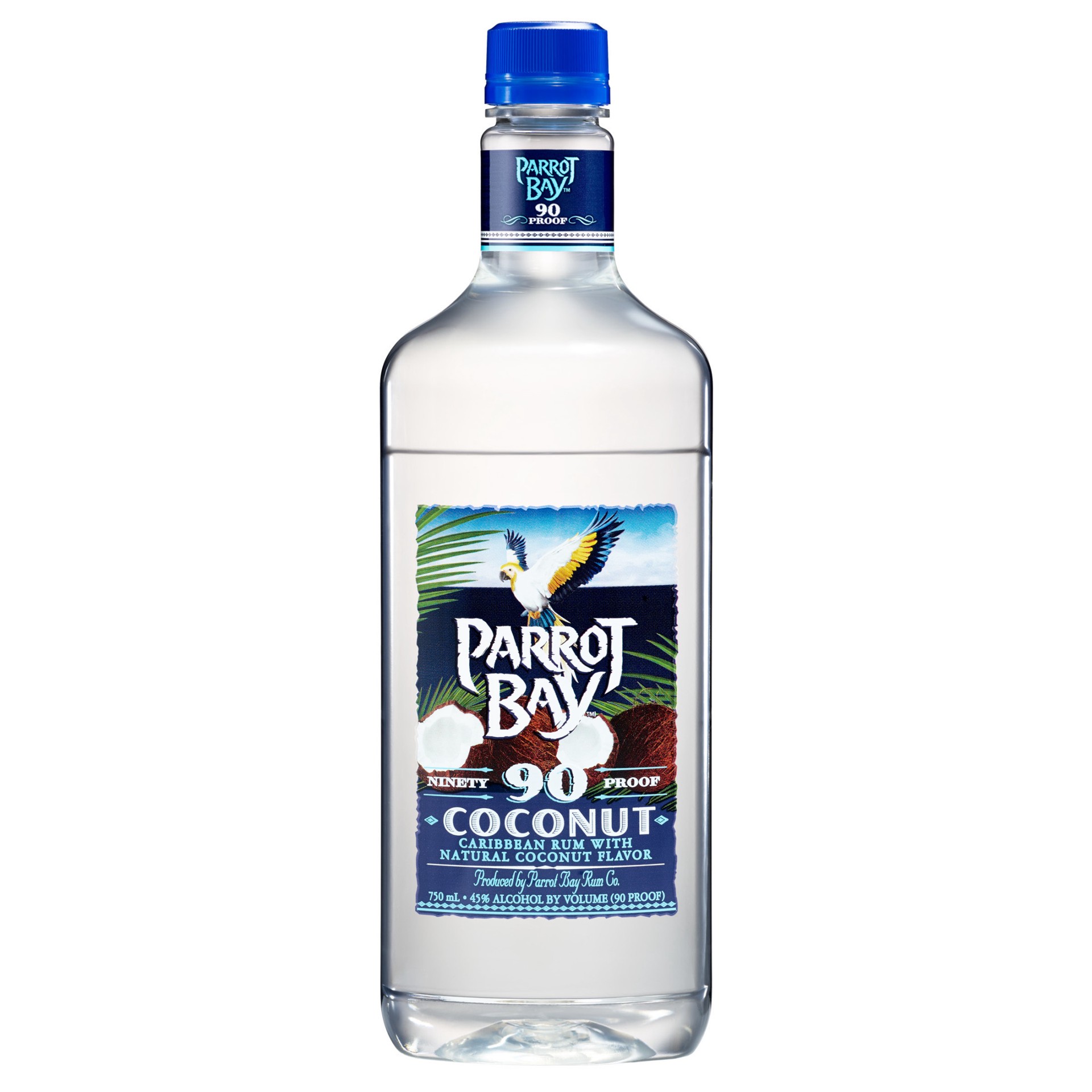 slide 1 of 3, Parrot Bay Coconut Rum, 750ml Plastic Bottle, 90 Proof, 750 ml