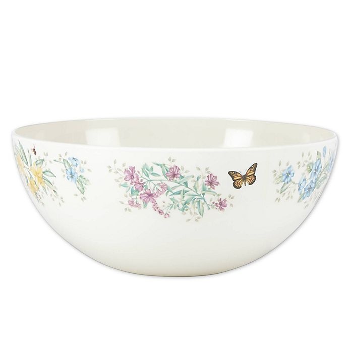 slide 1 of 1, Lenox Butterfly Meadow Melamine Salad Bowl, 1 ct