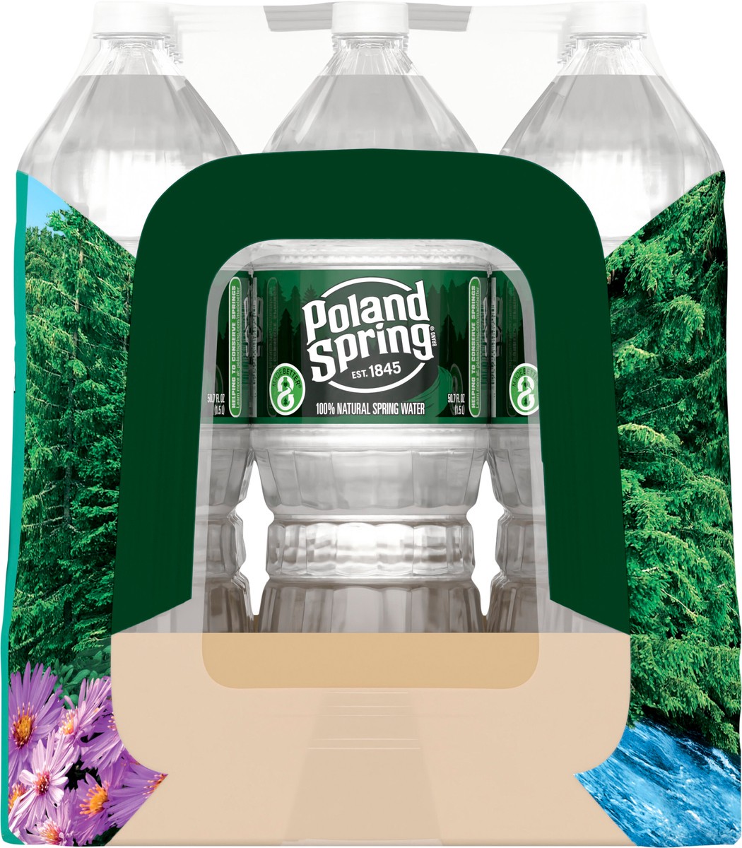 slide 3 of 10, POLAND SPRING Brand 100% Natural Spring Water, (Pack of 12) - 50.7 oz, 50.7 oz