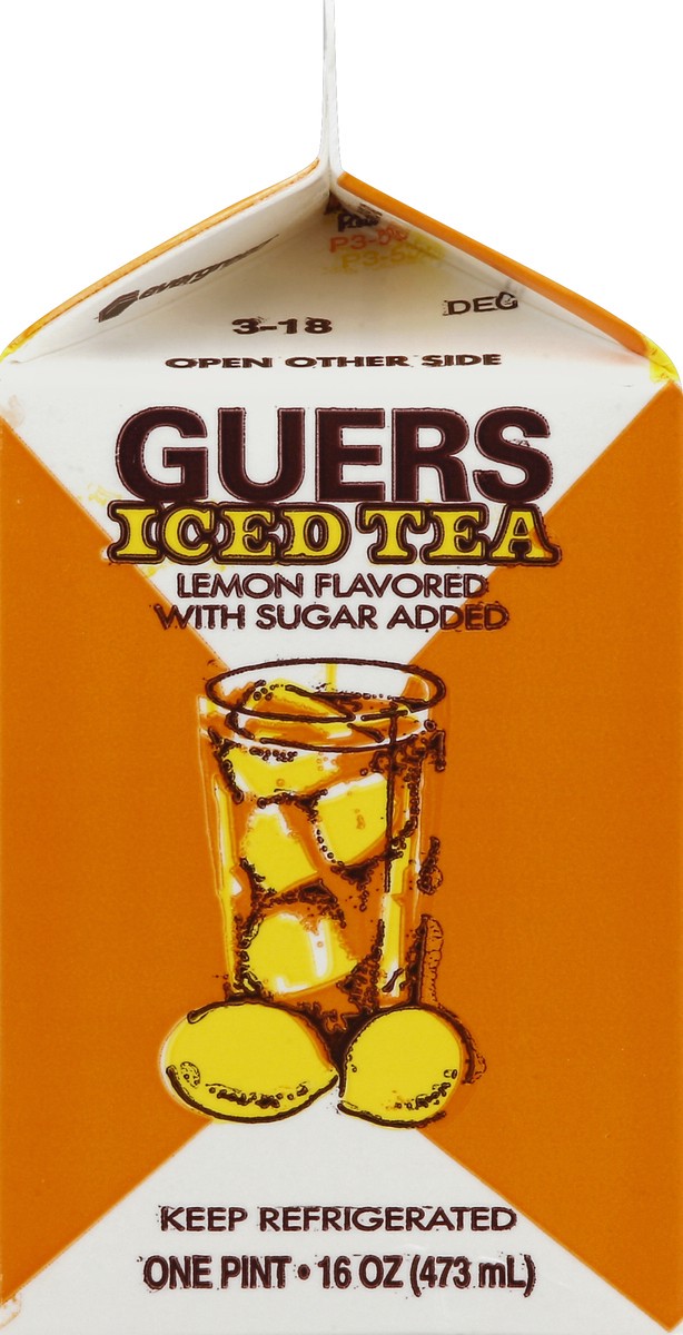 slide 3 of 4, Guers Iced Tea - 1 pint, 1 pint