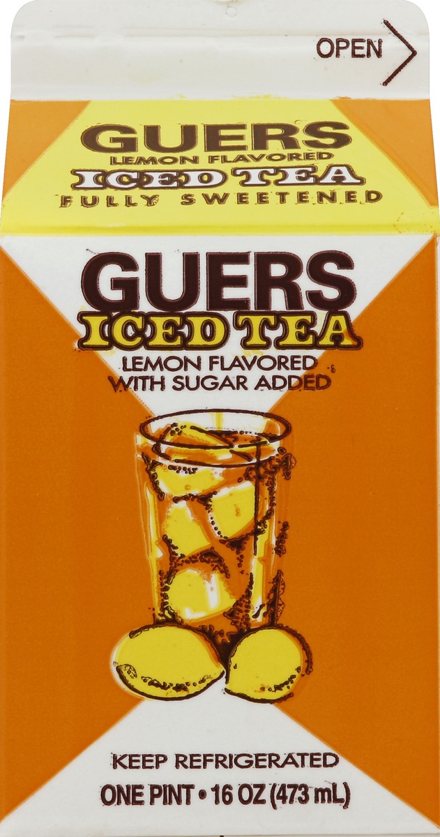 slide 4 of 4, Guers Iced Tea - 1 pint, 1 pint