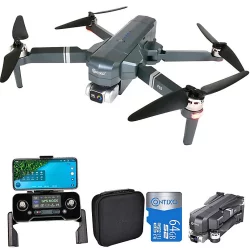 Contixo F35 GPS 2-Axis Self Stabilizing Gimbal Drone with 4K UHD Camera - Black