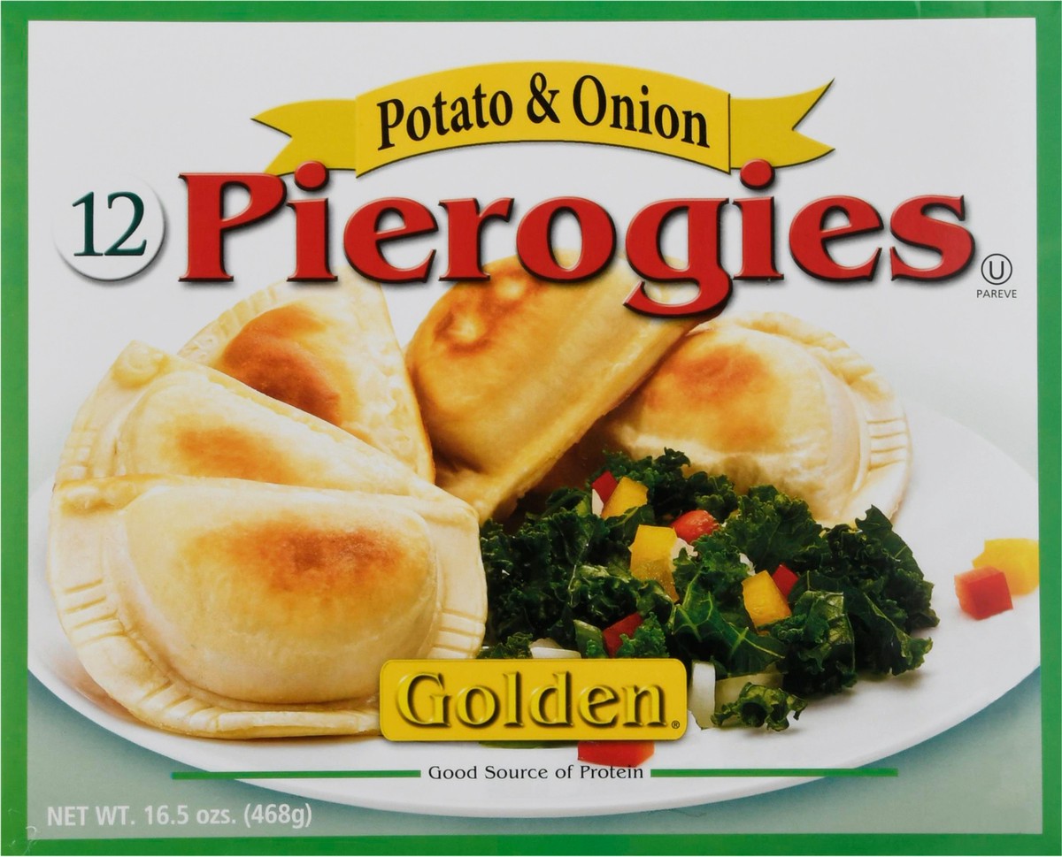 slide 14 of 14, Golden Potato & Onion Pierogies 12 ea, 12 ct