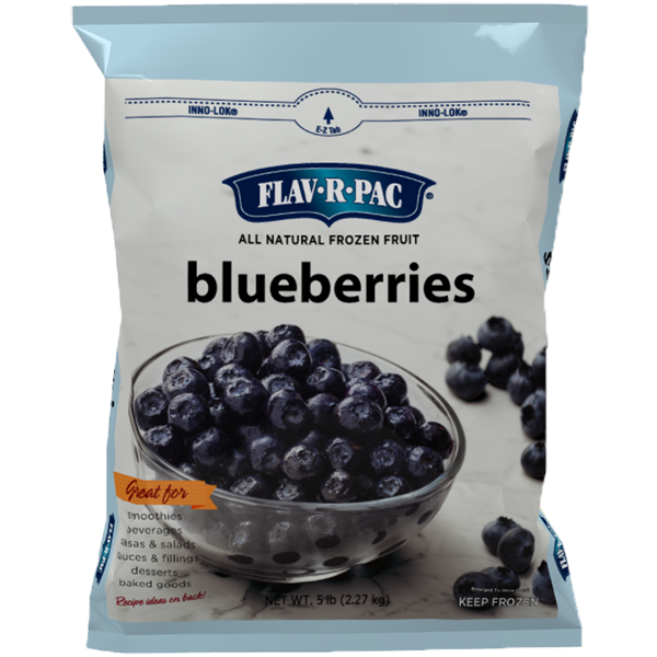 slide 1 of 1, Flav-R-Pac Iqf Frozen Blueberries, 5 lb