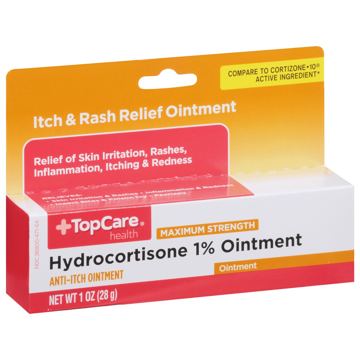 slide 3 of 9, TopCare Health Maximum Strength Hydrocortisone 1% Ointment 1 oz, 1 oz