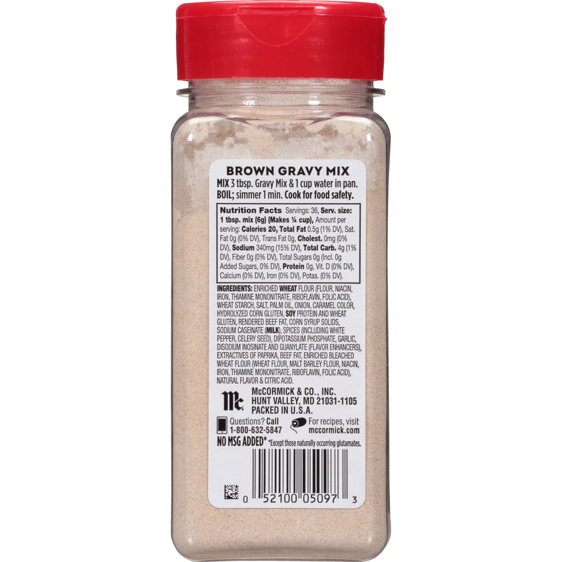 slide 3 of 5, McCormick Brown Gravy Seasoning Mix, 7.62 oz