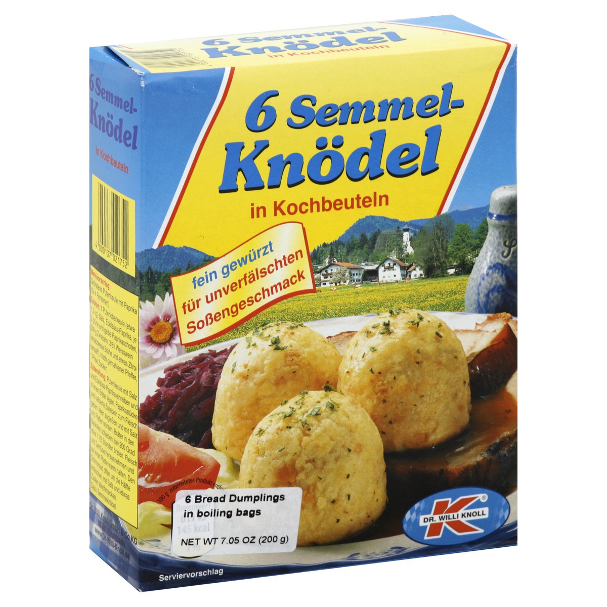 slide 3 of 5, Dr Willi Knoll Bread Dumplings 6 ea, 6 ct