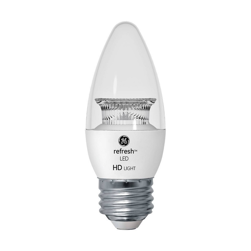 slide 3 of 7, Refresh Daylight Hd 40Watt Equivalent Deco Bc Blunt Tip Med Base LED, 2 ct