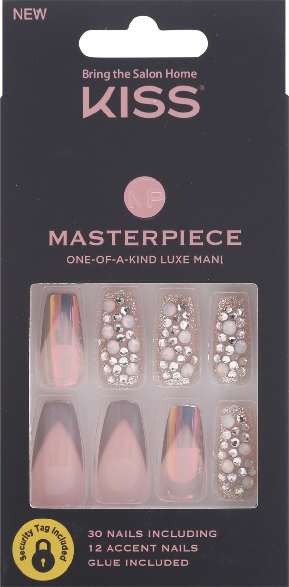 slide 6 of 9, Kiss Masterpiece Nail 30 ea Box, 30 ct