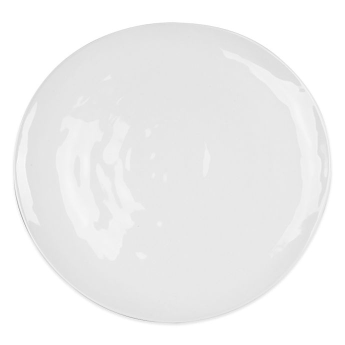 slide 1 of 2, Everyday White by Fitz and Floyd Organic Shape Dinner Plate, 1 ct