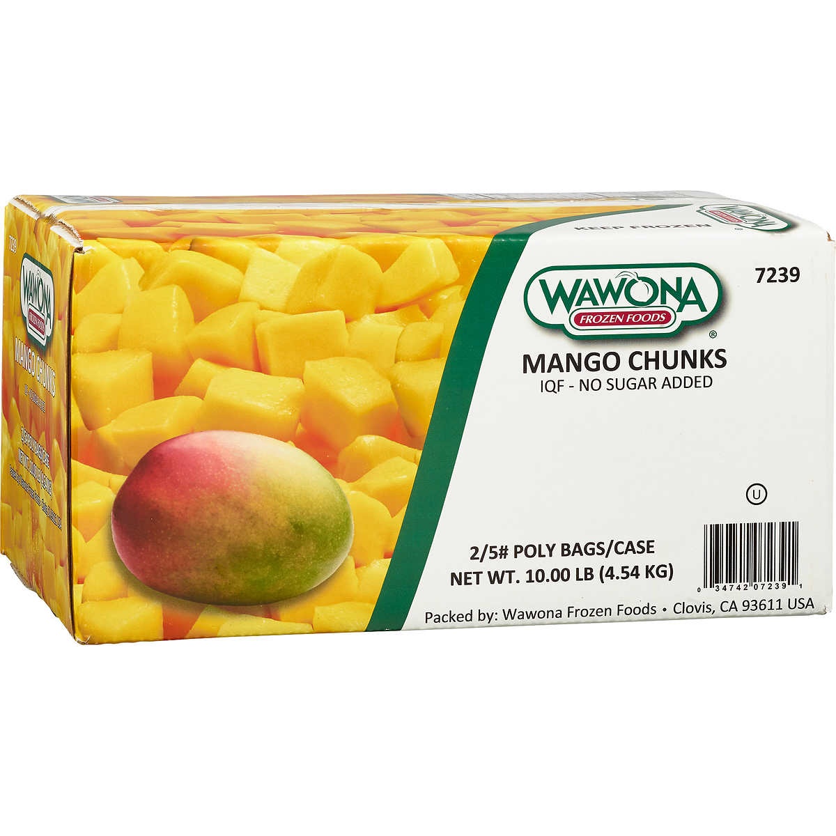 slide 1 of 1, Wawona Frozen Foods Wawona Frozen Food Wawona Mango Chunks, 2, 