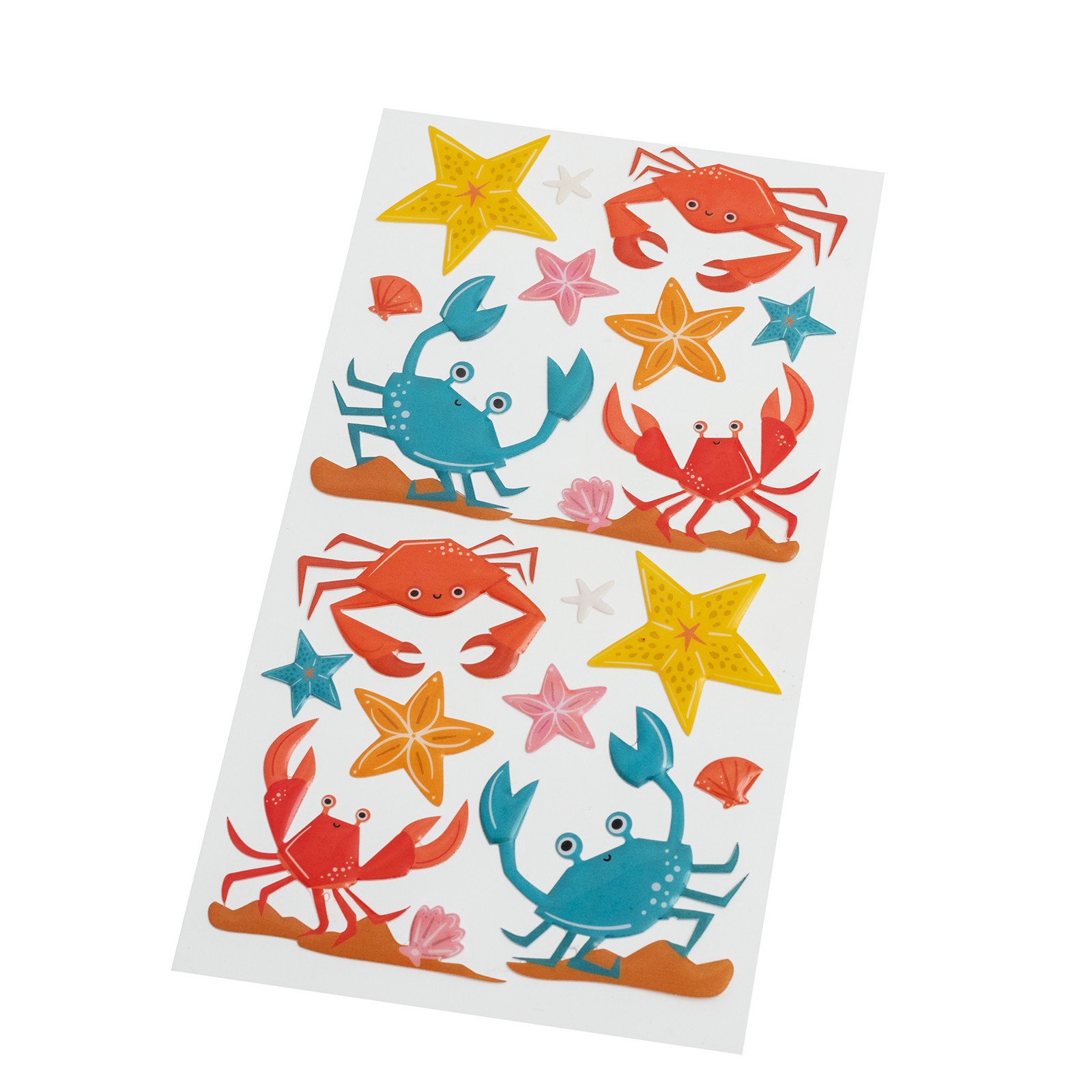 slide 3 of 3, Crabs & Starfish Stickers By Recollections, 3.75 in x 6.75 in