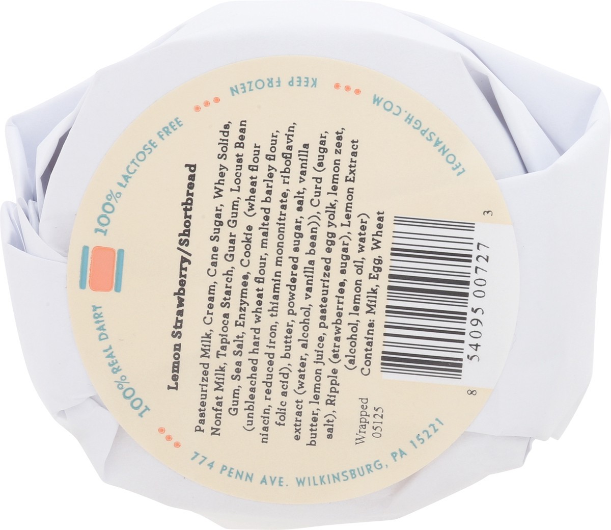 slide 6 of 14, Leona's Lemon Strawberry / Shortbread Ice Cream Sandwiches 1 Each, 1 ct